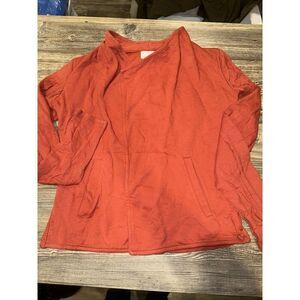 Caslon NWOT Cardigan Red Women Size Small. Made In India. 100% Cotton. 16